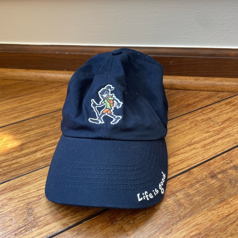 Navy “Life is Good” Hiking Baseball Cap